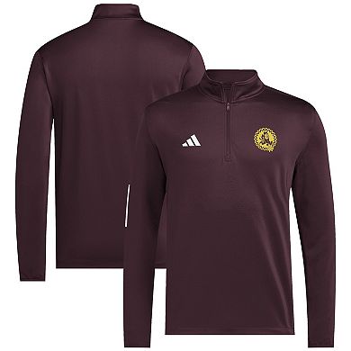 Men's adidas Maroon Arizona State Sun Devils Strategy Half-Zip Golf Jacket