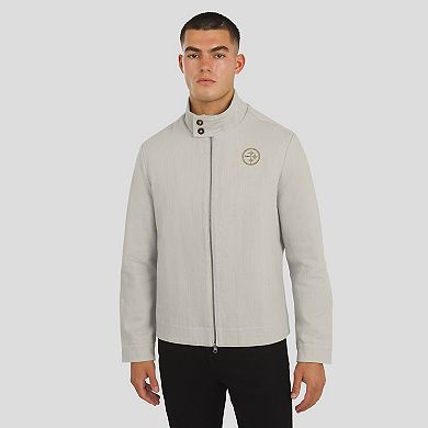 Men's J. Palmer Gray Pittsburgh Steelers Air Raid Full-Zip Jacket