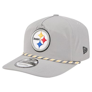 Men's New Era Gray Pittsburgh Steelers Rope 19TWENTY Hat