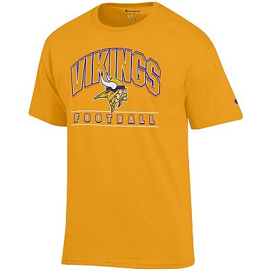Men's Champion Gold Minnesota Vikings Football T-Shirt