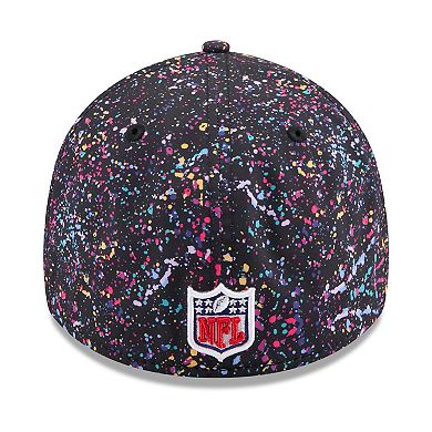 Men's New Era Black Baltimore Ravens 2025 NFL Crucial Catch 39THIRTY Flex Hat