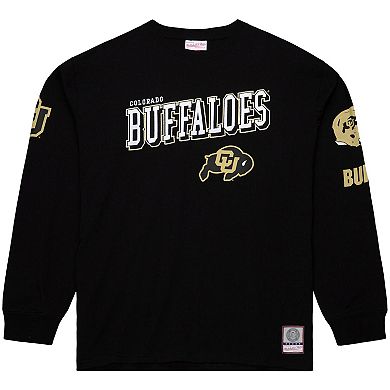 Men's Mitchell & Ness Black Colorado Buffaloes Training Camp Long Sleeve T-Shirt