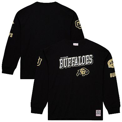 Men's Mitchell & Ness Black Colorado Buffaloes Training Camp Long Sleeve T-Shirt