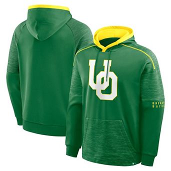 Men's Fanatics Green Oregon Ducks Quad Defender��Pullover Hoodie