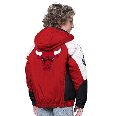 Youth Starter Red/Black Chicago Bulls All Time Pro Jr. Full-Zip Jacket