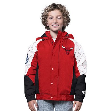 Youth Starter Red/Black Chicago Bulls All Time Pro Jr. Full-Zip Jacket