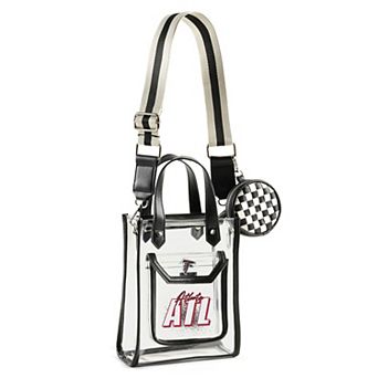 WEAR by Erin Andrews Atlanta Falcons Clear Stadium Crossbody Purse with Coin Pouch
