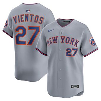 Men's Nike Dri-FIT Mark Vientos Gray New York Mets All-Star Limited Jersey