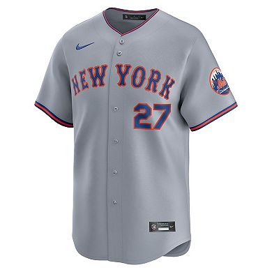 Men's Nike Dri-FIT Mark Vientos Gray New York Mets All-Star Limited Jersey