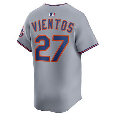Men's Nike Dri-FIT Mark Vientos Gray New York Mets All-Star Limited Jersey