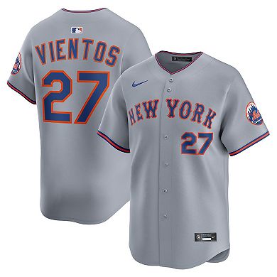 Men's Nike Dri-FIT Mark Vientos Gray New York Mets All-Star Limited Jersey