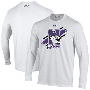 Men's Under Armour White Northwestern Wildcats City Performance Long Sleeve T-Shirt