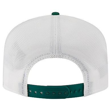 Men's New Era Green/White New York Jets Patch 19TWENTY Adjustable Hat
