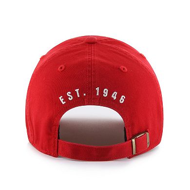 Men's '47 Scarlet San Francisco 49ers Hard Hat Clean Up Adjustable Hat
