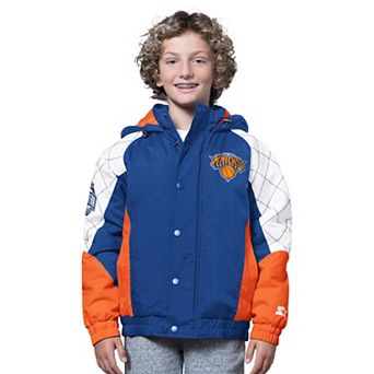 Youth Starter Blue/Orange New York Knicks All Time Pro Jr. Full-Zip Jacket