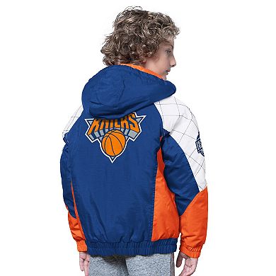 Youth Starter Blue/Orange New York Knicks All Time Pro Jr. Full-Zip Jacket