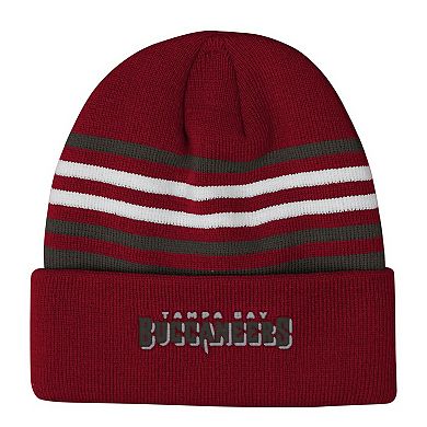 Youth Outerstuff Red Tampa Bay Buccaneers Essentials Cuffed Knit Hat