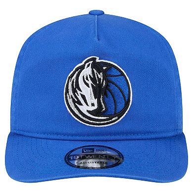Men's New Era Blue Dallas Mavericks Cotton 19TWENTY Adjustable Hat