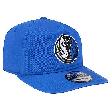 Men's New Era Blue Dallas Mavericks Cotton 19TWENTY Adjustable Hat
