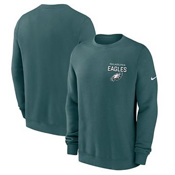 Men's Nike Midnight Green Philadelphia Eagles Primetime Club Fleece Pullover Sweatshirt