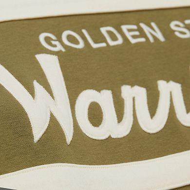 Men's Mitchell & Ness Olive/Black Golden State Warriors Double Clutch Head Coach Hoodie