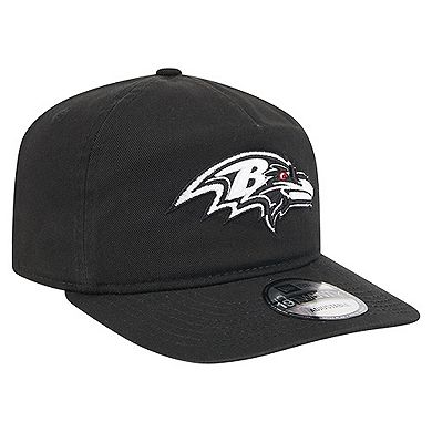 Men's New Era Black/White Baltimore Ravens 19TWENTY Adjustable Hat