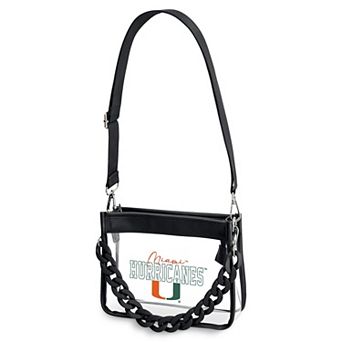 WEAR by Erin Andrews Miami Hurricanes Plastic Chain Mini Crossbody