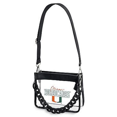 WEAR by Erin Andrews Miami Hurricanes Plastic Chain Mini Crossbody