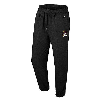 Men's Colosseum Black ECU Pirates Revolution Jogger Pants