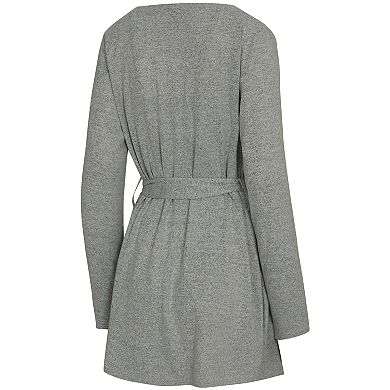 "Women's Concepts Sport Gray Florida State Seminoles Rigor Three-Piece Tank, Short & Robe Set"