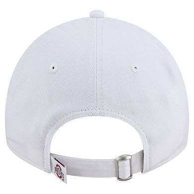 Men's New Era White Ohio State Buckeyes Fan 9TWENTY Adjustable Hat
