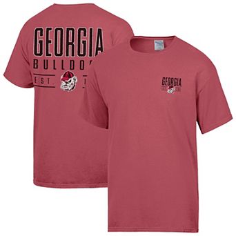 Men's ComfortWash Red Georgia Bulldogs Big Name T-Shirt