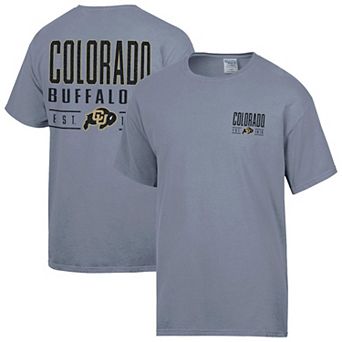 Men's ComfortWash Gray Colorado Buffaloes Big Name T-Shirt