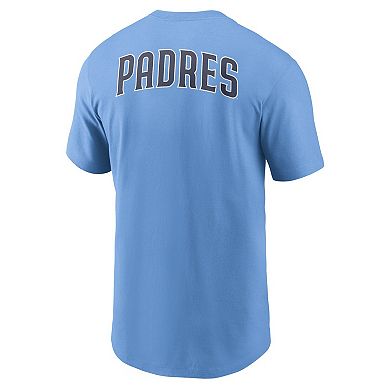 Men's Nike Light Blue San Diego Padres Record Shattered T-Shirt