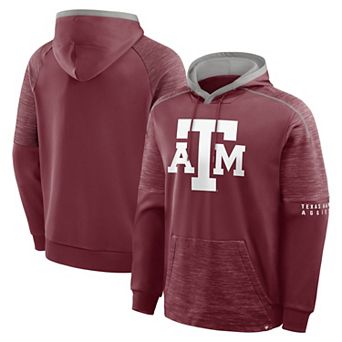 Men's Fanatics Maroon Texas A&M Aggies Quad Defender Pullover Hoodie