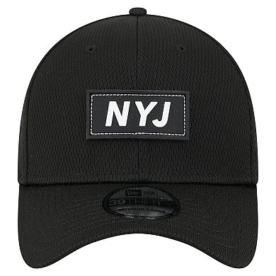 Men's New Era Black New York Jets Scoreboard 39THIRTY Flex Hat