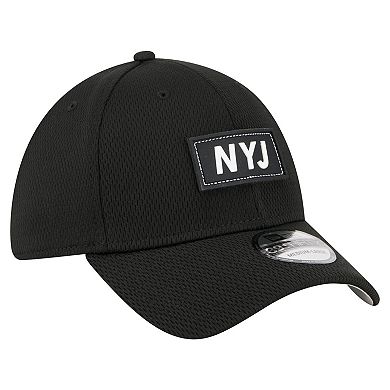 Men's New Era Black New York Jets Scoreboard 39THIRTY Flex Hat