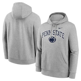 Men's Nike Gray Penn State Nittany Lions Club Fleece Arch Pullover Hoodie