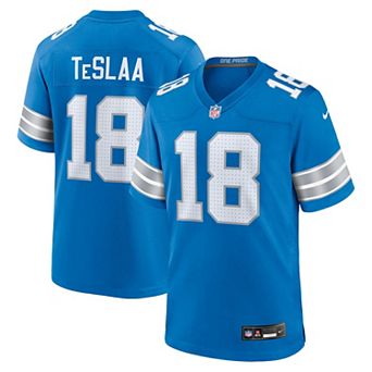 Youth Nike Isaac TeSlaa Blue Detroit Lions Game Player Jersey