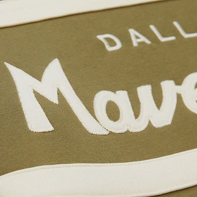 Men's Mitchell & Ness Olive Dallas Mavericks Double Clutch Head Coach Hoodie