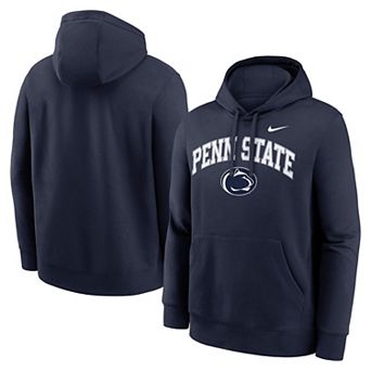 Men's Nike Navy Penn State Nittany Lions Club Fleece Arch Pullover Hoodie