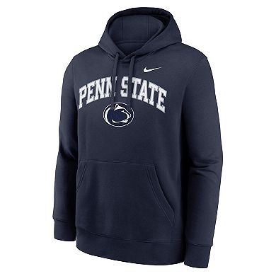 Men's Nike Navy Penn State Nittany Lions Club Fleece Arch Pullover Hoodie