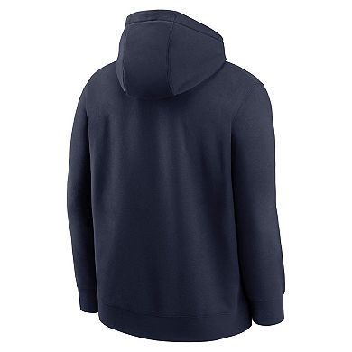 Men's Nike Navy Penn State Nittany Lions Club Fleece Arch Pullover Hoodie