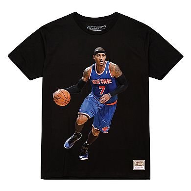 Men's Carmelo Anthony Black New York Knicks Ultimate Player Name & Number T-Shirt