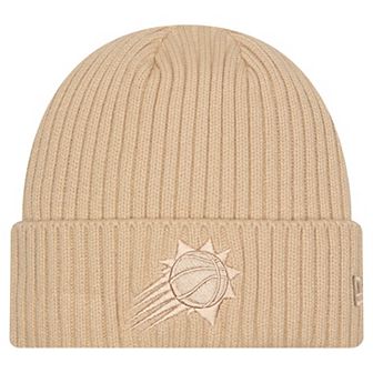 Men's New Era Tan Phoenix Suns Color Pack Cuffed Knit Hat