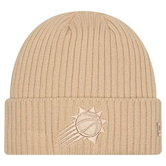 Men's New Era Tan Phoenix Suns Color Pack Cuffed Knit Hat