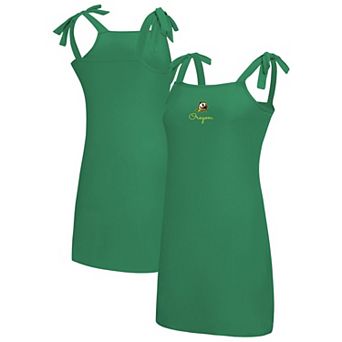 Women's Concepts Sport Kelly Green Oregon Ducks Tie-Shoulder Nightdress