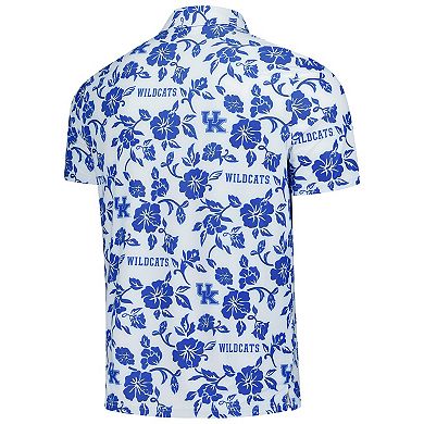 Men's Reyn Spooner White Kentucky Wildcats Pua Performance Polo