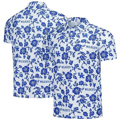Men's Reyn Spooner White Kentucky Wildcats Pua Performance Polo