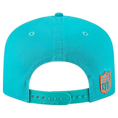 Men's New Era Aqua Miami Dolphins Team 19TWENTY Adjustable Hat